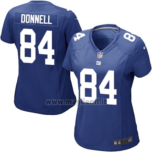 Maglia NFL Game Donna New York Giants Donnell Blu